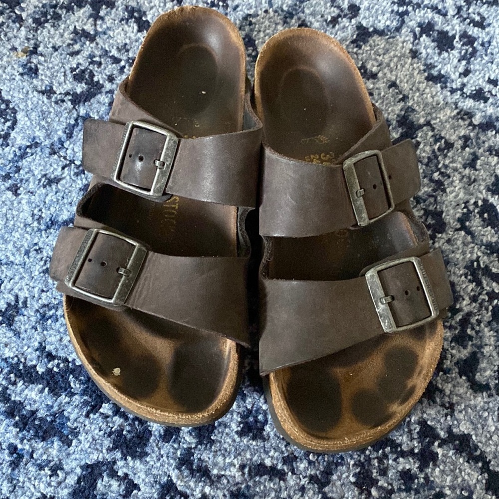 Dark Grey Arizona Birkenstocks, size 37